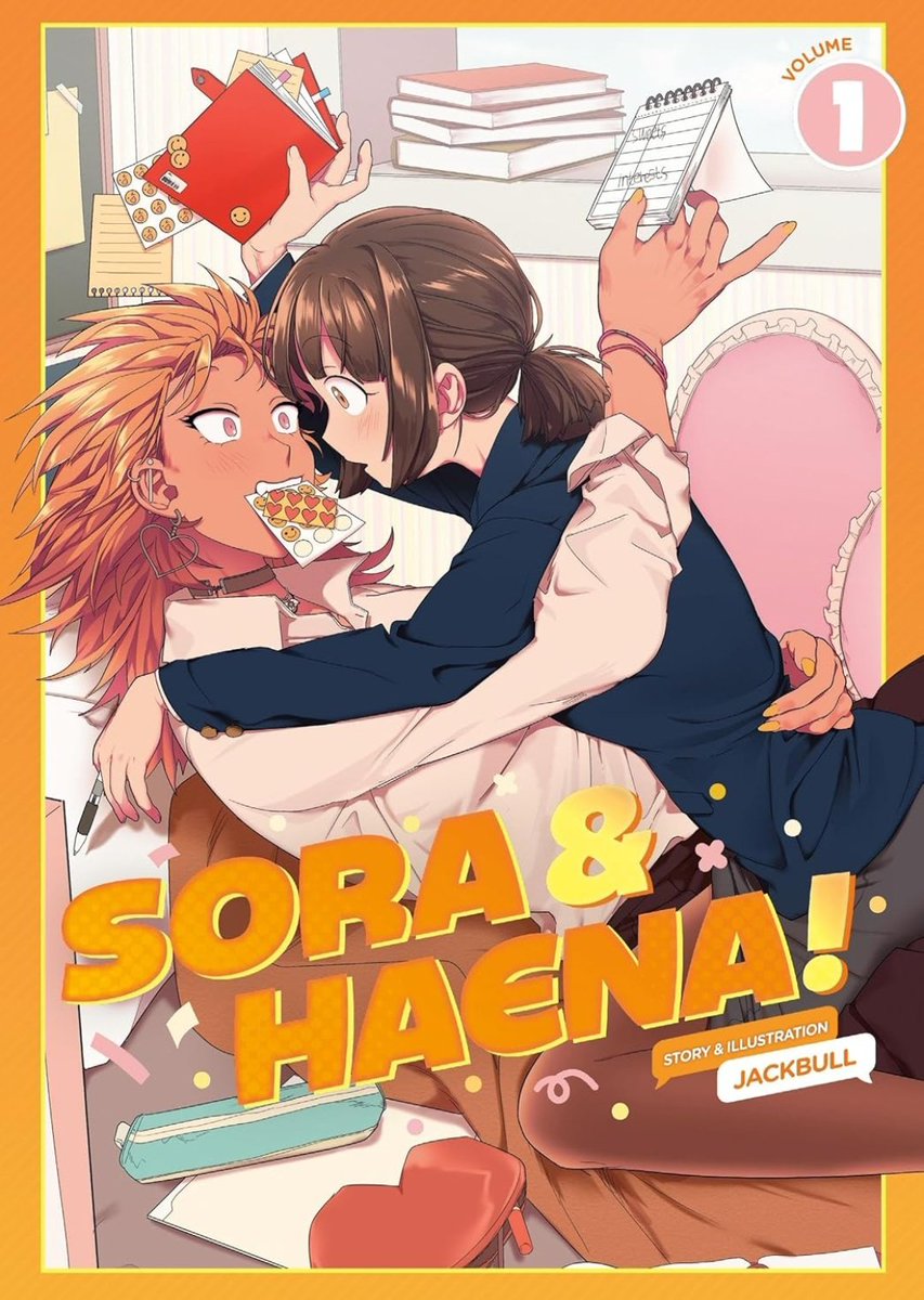 ZonaYuriSpain's tweet photo. Portada de la versión estadounidense 🇺🇸 del primer tomo del manhwa #GL "Sora &amp; Haena", de JACKBULL @mmmbcnn_ 

Saldrá a la venta el 14 de julio por la editorial @InkloreBooks 🏳️‍🌈🌷 https://t.co/quAQaami1D