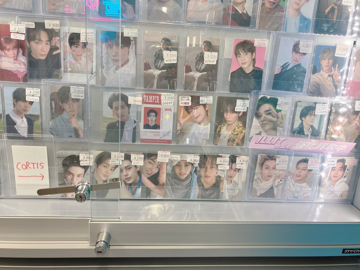 CORTIS トレカ入荷いたしました💓 ショーケースにて展開中です