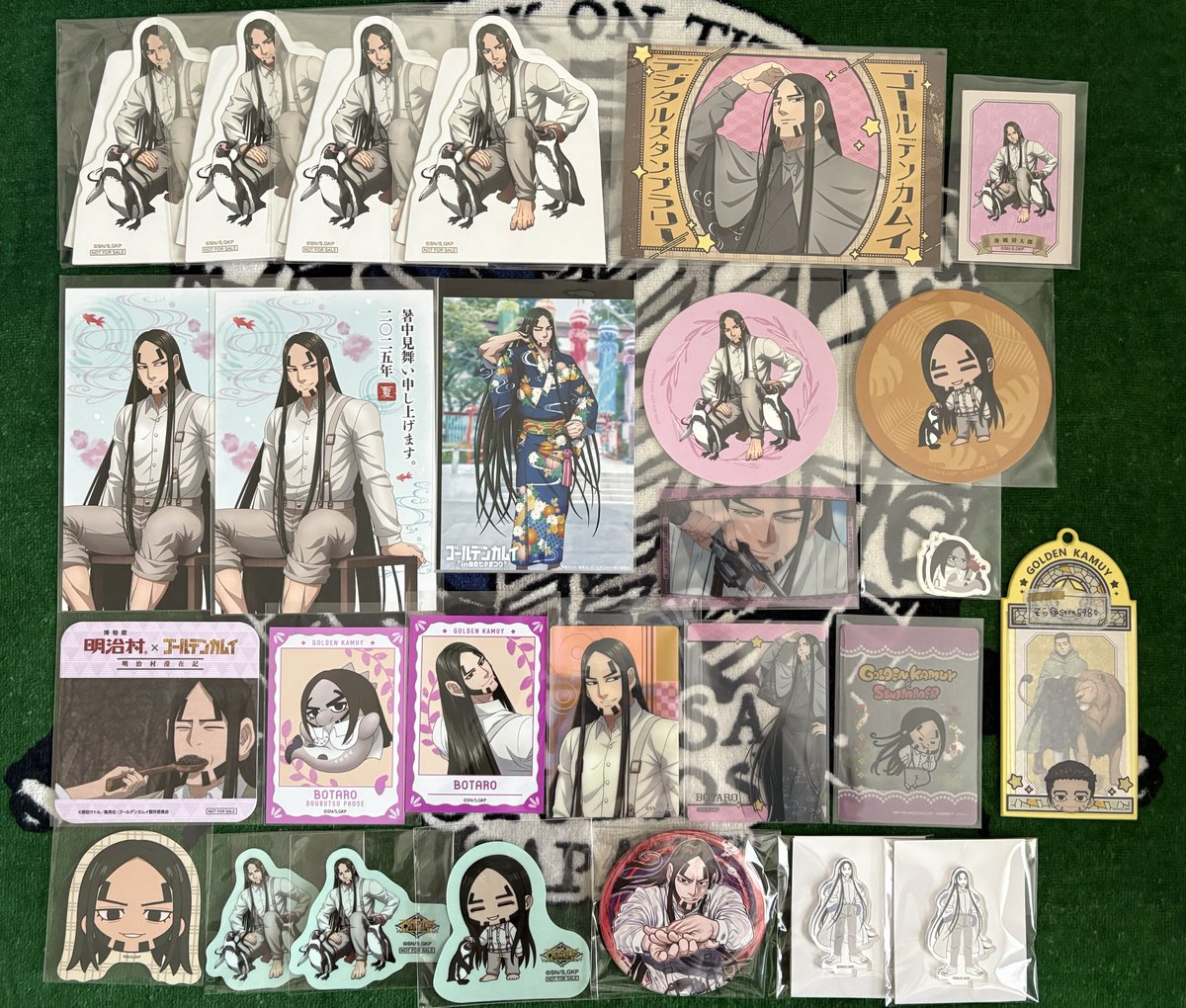 sora5980's tweet photo. 【交換･譲渡】ゴールデンカムイ 金カム ゴカム

譲:杉元 房太郎 ヴァシリ キロランケ

求:同異種 尾形 同時に杉元
　 定価+送料

交換優先ですが物により譲渡も可能です
フレークシールはフォーゼ各４、東武各３あります
原作絵は原作絵との交換優先
都内手渡し、郵送可能です
#そらの交換譲渡 https://t.co/gutscV2VSC