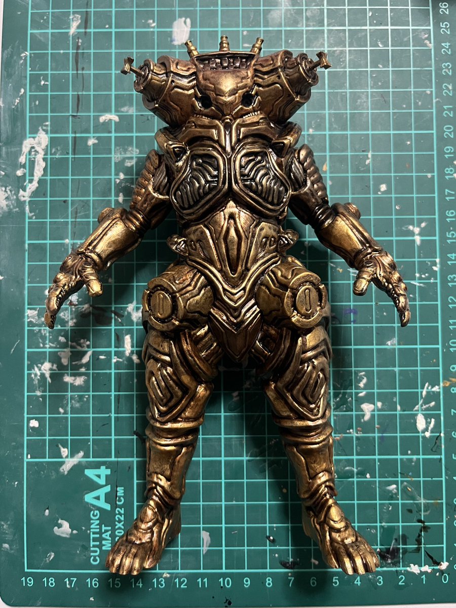 憧れのyoshi.さんキングジョー！ 初ガレージキット作成でしたが、金属