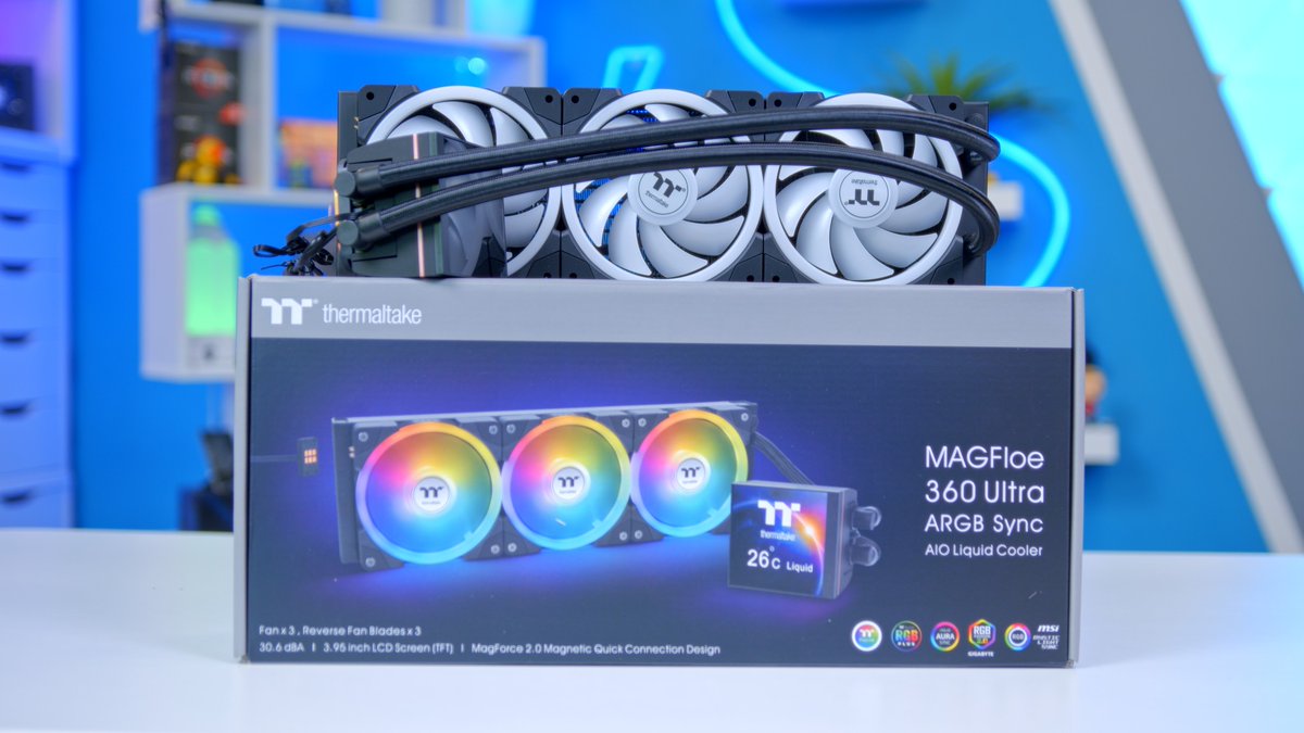 Thermaltake_UK_'s tweet photo. MAGFloe features a square LCD screen that lets you monitor system data or showcase custom visuals, bringing performance and personalization together in one sleek AIO.
📸 @GeekaWhat 
📪 Check it out: https://t.co/Eu9Orx3mVc
#Thermaltake #MAGFloe #AIO #SquareLCD #LCDCustomization https://t.co/4uyKuxY5S7