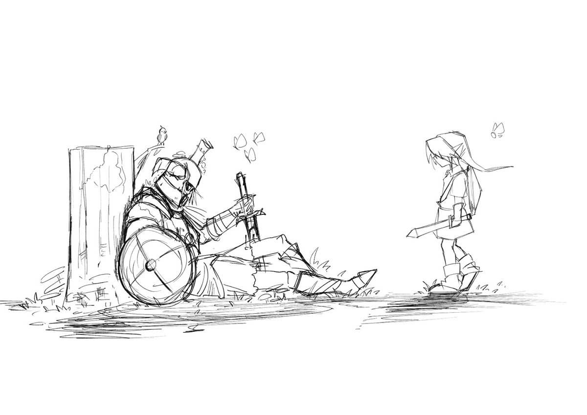 What if young Link saw a glimpse of how he ends up in the future
#rkgk