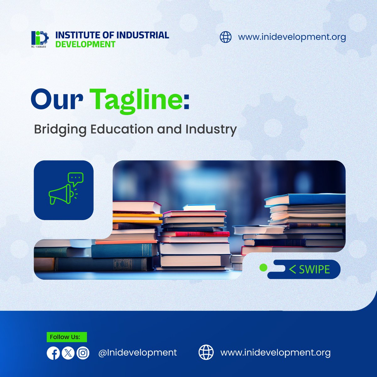 Inidevelopment's tweet photo. Our tagline says it clearly:
Bridging Education and Industry.

Aligned with Agenda 2063, we are committed to building a future where education fuels industrial growth across Africa.

#IID
#BridgingeducationandIndustry
#africaagenda2063 https://t.co/MxEm8a6mw3