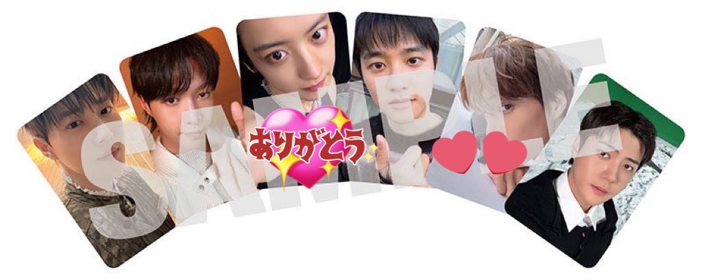 EXO Reverxe 交換 トレカ ラキドロ Ktown4U 譲 💕 スホ mu-mo 特典