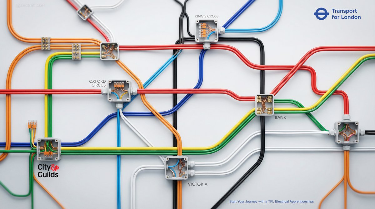 ZedTrafficker's tweet image. Training available all across london #ELECTRICIANS @TfL @OneMinuteBriefs @cityandguilds #Advertising