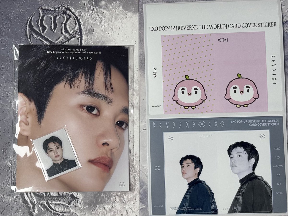 Georae045's tweet photo. 엑소 REVERXE 팝업 MD 굿즈 양도 

디오 경수 ID 포토 세트(미개봉) + 카드 스티커 2종 세트 일괄 반택/준등포 2.2

EXO 포카 컴팩트 케타포 스미니 SMini 럭드 수호 준면 레이 이씽 찬열 카이 종인 세훈 포토북 엑스 비전 스탬프 랠리 주사위 트레카 https://t.co/af4Y5BHLeu