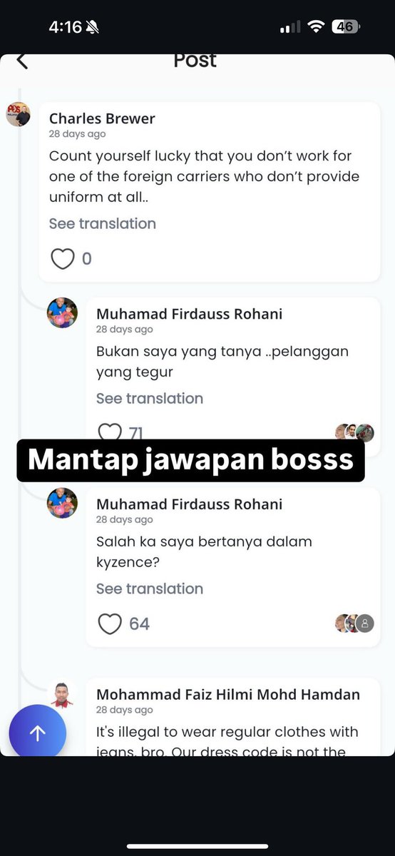 "Count yourself lucky." - Charles Brewer #PosMalaysia #NeverForget