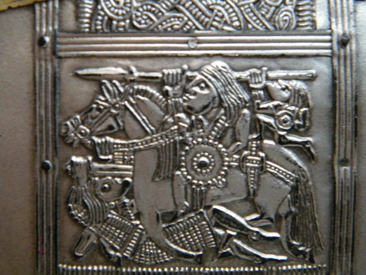My photos of replicas of bits of the Sutton Hoo treasure. It never ceases to amaze me how skilled the jewel and metal workers were all that long time ago: