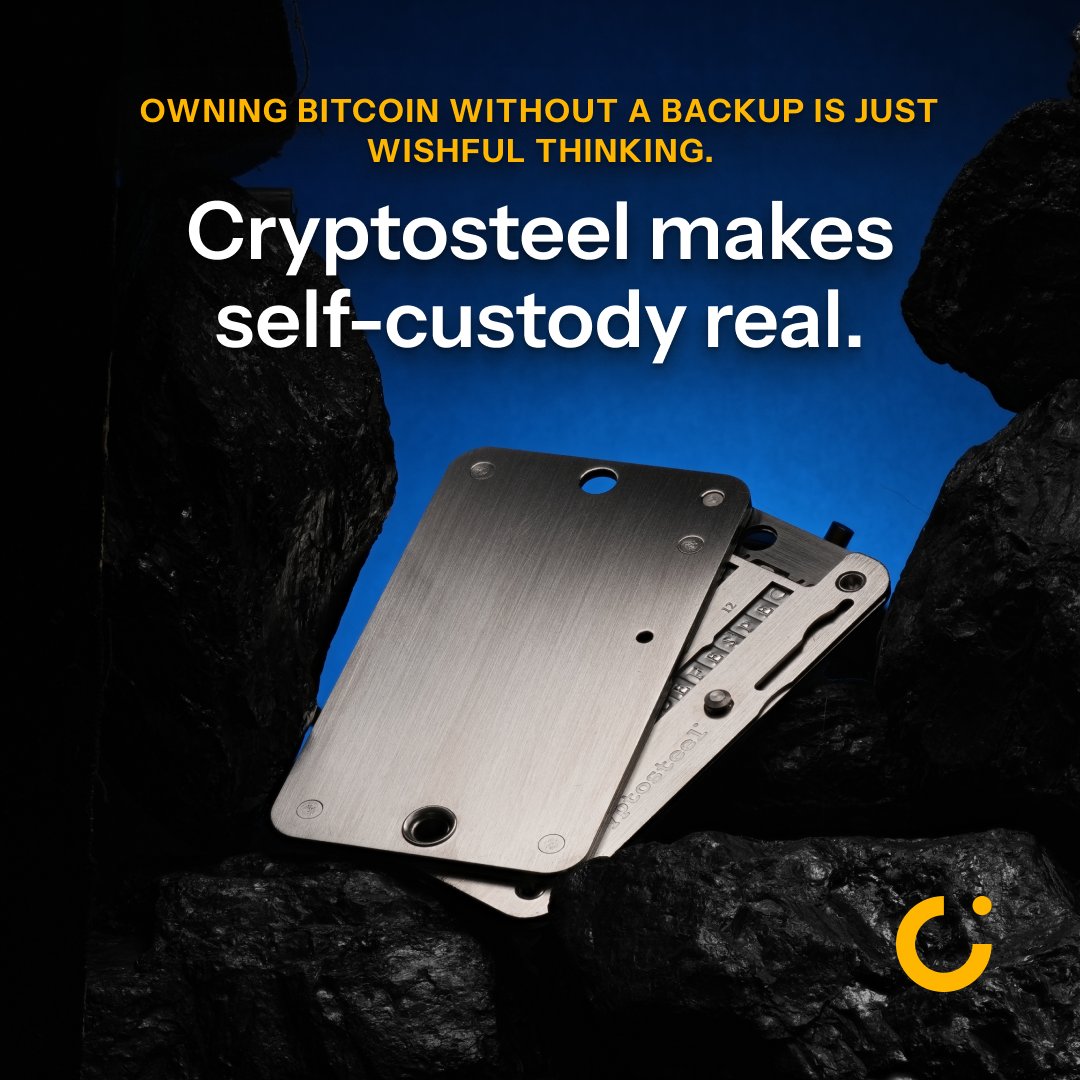 Cryptosteel tweet media