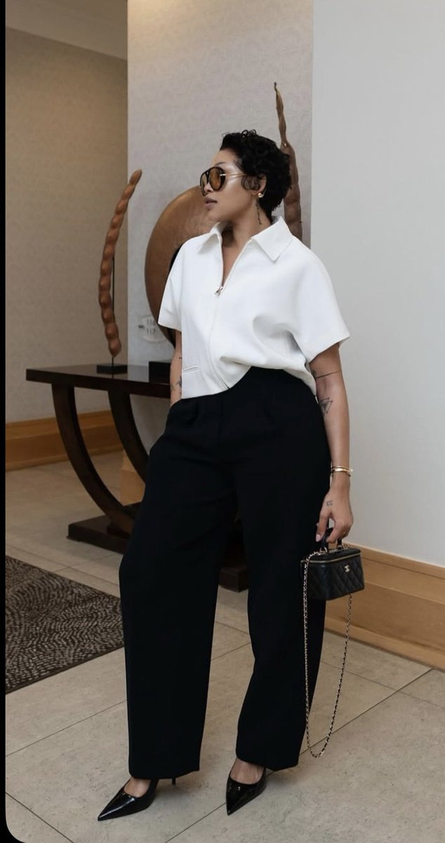 Structured pant, bold aura #outfitinspo