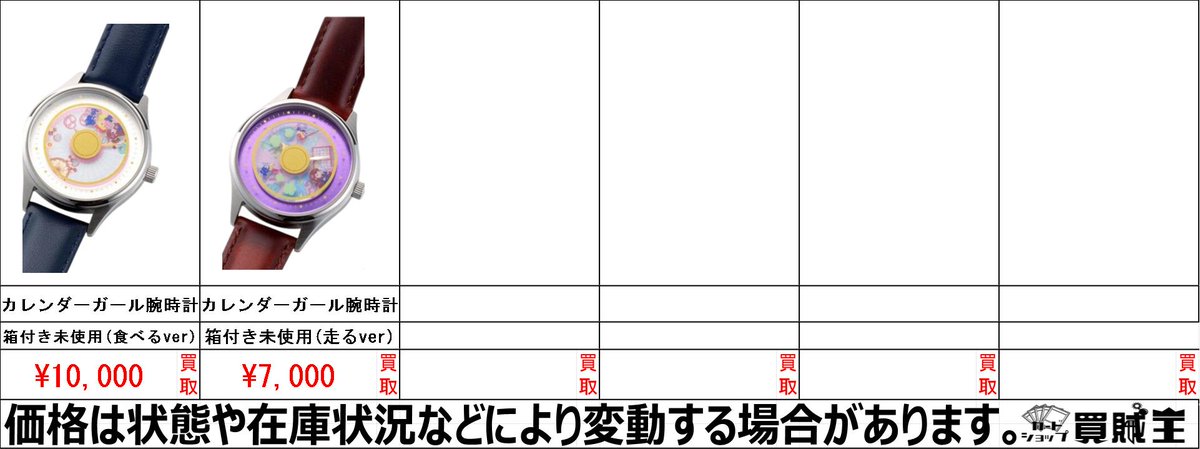 ☆買取情報☆ アイカツ！カレンダーガール腕時計 買取募集中です