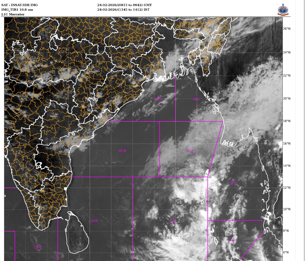 Indiametdept's tweet photo. Satellite Image and animation showing Convective cloud development associated with Lightning activity over parts of Odisha and East Madhya Pradesh adjoining Chhattisgarh
#SatelliteImagery #ConvectiveClouds #LightningActivity #Odisha #EastMadhyaPradesh #Chhattisgarh
@moesgoi @airnewsalerts @DDNational @ndmaindia @ICRER_MHA
