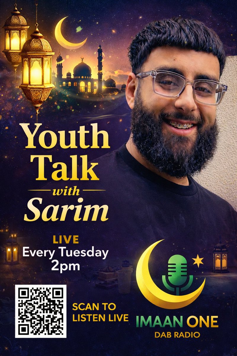🔥🎙️ On Imaan One Today 🎙️🔥

Youth Talk with Sarim
⏰ 2PM

Real talk. Real issues. Youth voices heard 💬
Tune in live 🎧