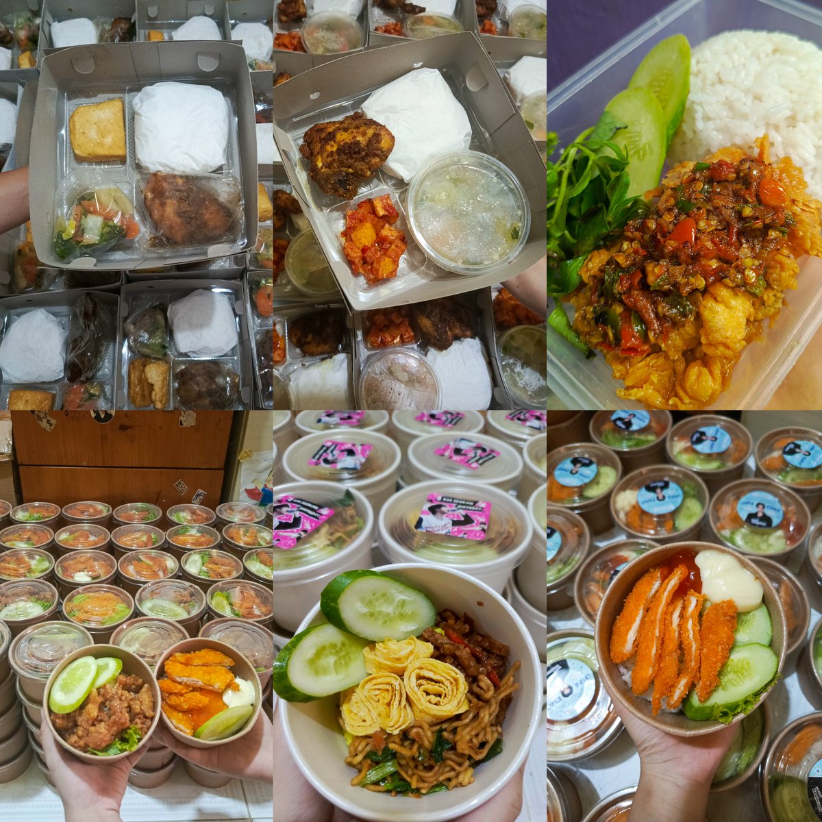 favoojekey's tweet photo. Temen-temen minta tolong bantu RT ya, aku BU untuk kebutuhan keluarga🥺🙏

aku open catering &amp; jual takjil guys, ada gorengangan, rice bowl, nasi kotak, kolek, dll. Bisa juga titip berbagi takjil, jumat berkah &amp; titip berbagi makanan untuk adik2 panti💜 https://t.co/w1GkcQFI0c