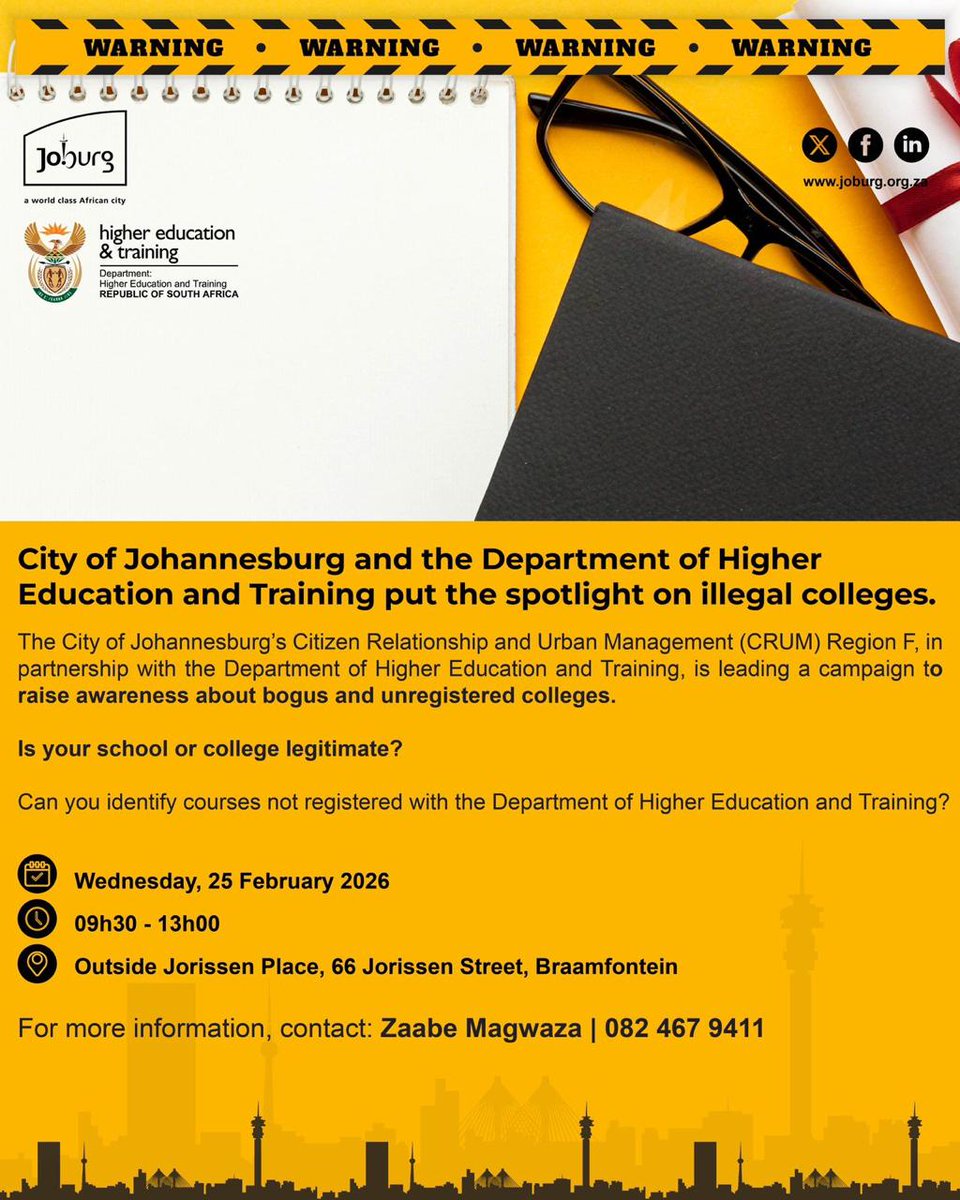 City of Joburg Region F tweet media