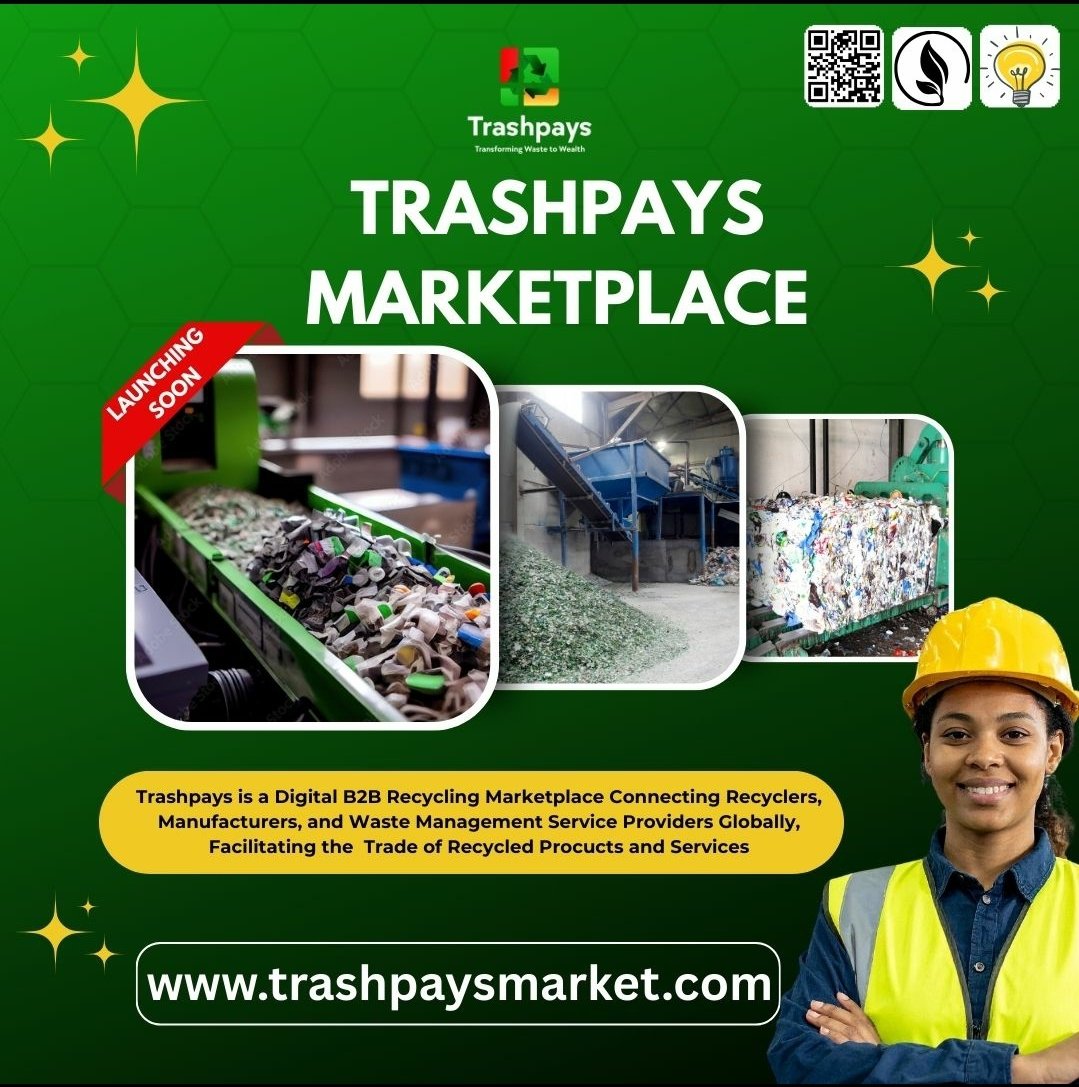 Trashpays's tweet photo. At Trashpays, we're tackling environmental challenges head-on by turning waste into valuable resources. Through strategic international trade and collaborations, we're creating a more sustainable future and generating significant economic opportunities. ♻️ https://t.co/7aXBRg6KL0