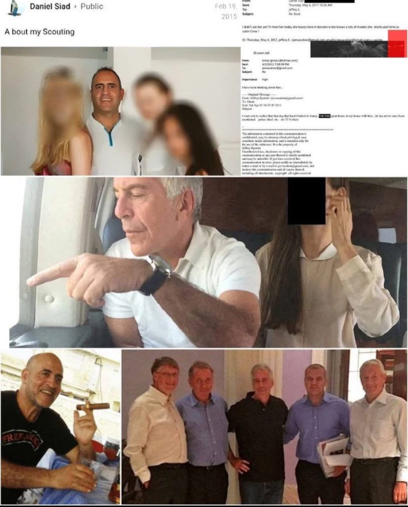 AliHagx1's tweet photo. 🚨 These documents are considered among the most dangerous material included in the files of Jeffrey Epstein, as they indicate that the United Arab Emirates shared one of Epstein’s most important and most dangerous associates. “This man is not talked about much because he isn’t famous, but he is considered one of the most dangerous people who worked with him.”
To understand the matter:
This is Daniel Ammar Siad (72 years old). He was born in Algeria, then emigrated to Sweden in the 1980s. He holds Algerian, French, and Swedish citizenship, and describes himself as a Berber Jew due to his Berber origins and upbringing. He says he is a cultural activist in the field of Amazigh heritage, and several complaints have reportedly been filed against him in France and elsewhere.
His name appears 1,829 times in the Epstein files, within correspondence with him regarding networks he allegedly led. His role can be summarized as someone who considered Epstein his spiritual mentor. He was also in contact with many government officials in several countries, participated in various international committees, and reached influential circles, including officials from Arab countries such as Khalid bin Nasser Al-Misnad, and businessmen like Yank Barry.
In some documents, he was described as being known as a recruiter or talent scout from multiple countries, allegedly sending photos and samples to Epstein under the cover of official work with modeling agencies, claiming he was searching for “talent.”
In a 2018 email to Epstein, he requested a personal loan to finance the creation of a company in Dubai specializing in employing fashion models and hostesses, in partnership with an Emirati named Mohammed Bakr.
More precisely, the UAE is considered—according to what was stated in the documents (file no.: EFTA00852788)—one of the operational hubs of his networks.
Incidentally, his cousin Hamid Siad authored a book titled: “The Secret Story of an Algerian Who Became an Honorary Correspondent,” in which he claimed that Daniel was a double agent for France and Israel, and that he tried to facilitate communication between Israel and Algeria.
Despite all of this, there is still no court ruling issued against him so far. France has not announced the opening of any official investigation against him, and no formal charges have been brought against him by U.S. authorities.

Thank you.