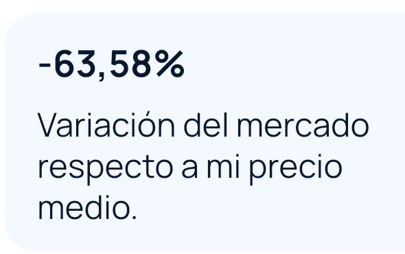 Una de las razones por las que invierto en cripto es para poder hacer un x1000 y poder comprar un apartamento en la Costa Brava que pueda disfrutar yo y mi familia.

De momento esta es la rentabilidad que llevo.⤵️💪
