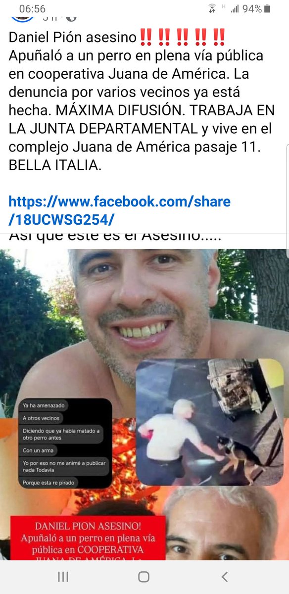 Por acá compartimos a esta cosa , vecinos del lugar siempre hay un buen sicario deseoso de trabajar. Justicia Social!!!😭😭😭