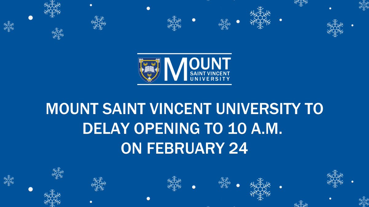 Mount Saint Vincent University tweet media