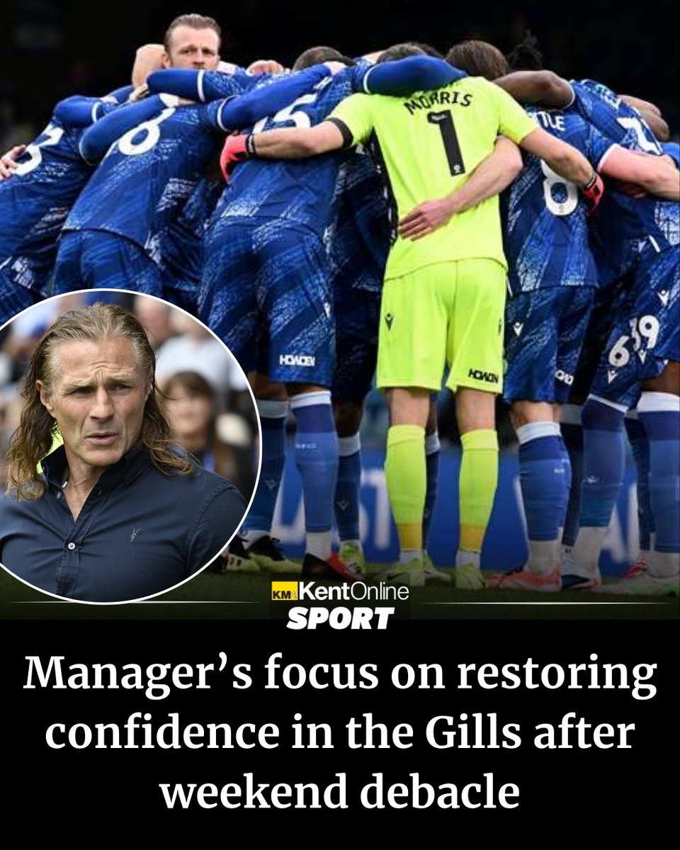 Gillingham’s manager aims to rebuild the confidence in his team this week ahead of the long trip north 
#gills #gfc
More here: kentonline.co.uk/medway/sport/g…
