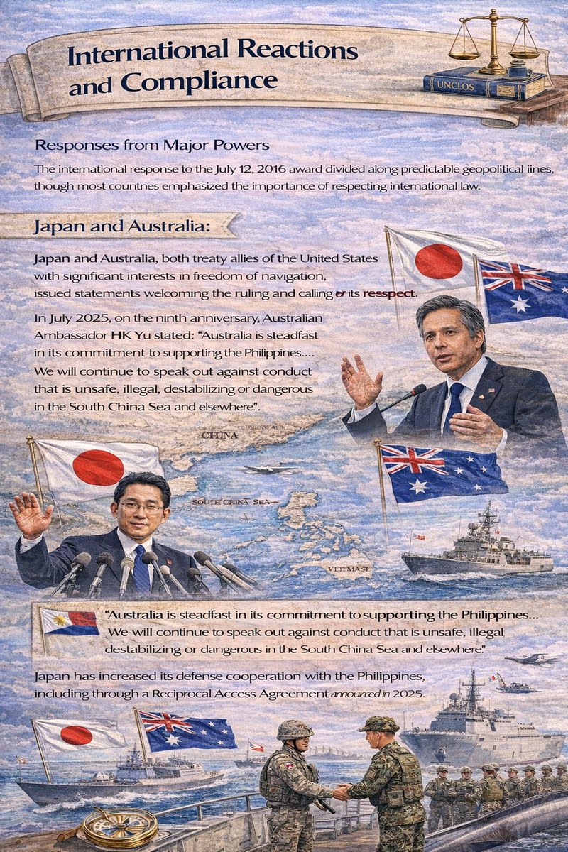ALT_wps's tweet photo. International Reactions and Compliance

Japan and Australia

#GuardiansOfSovereignty
#EvidenceSpeaks
#SovereigntyDefended
#FactsFirst #WestPhilippineSea https://t.co/VjRXrZvUUh