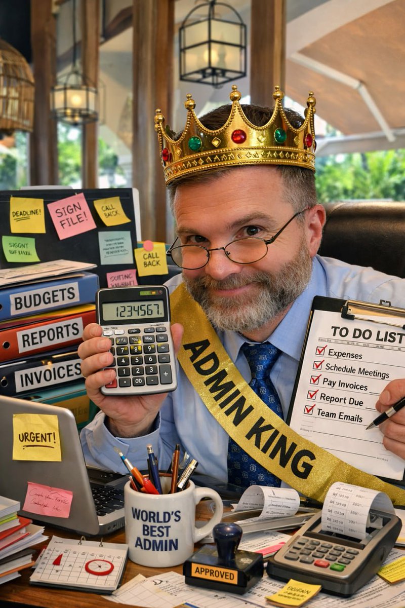 Every team needs an admin king! We'd be lost without ours 
#adminythings