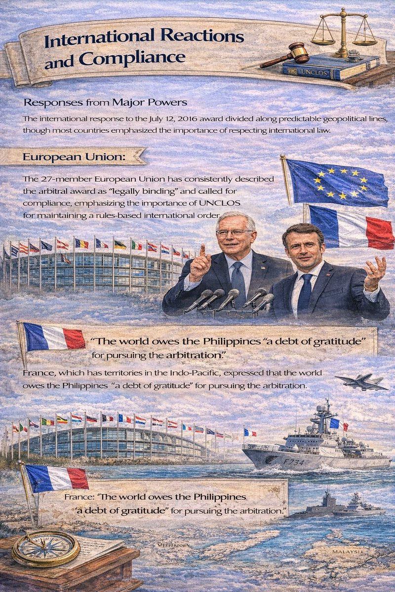 ALT_wps's tweet photo. International Reactions and Compliance

European Union
#GuardiansOfSovereignty
#EvidenceSpeaks
#SovereigntyDefended
#FactsFirst #WestPhilippineSea https://t.co/cjQwxj6BPD