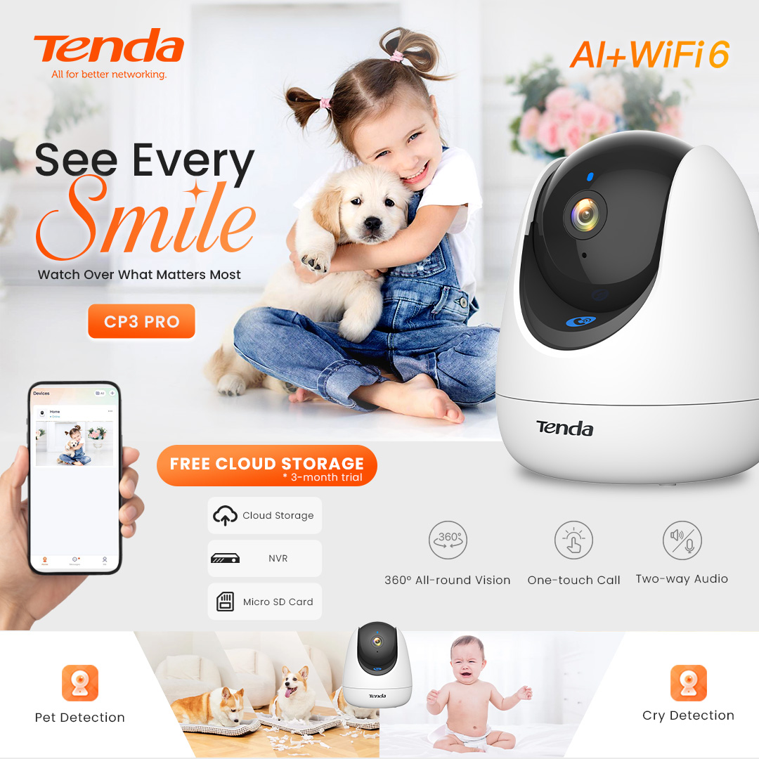 CP3 Pro – Smart Care for Your Little Ones &amp; Furry Friends

Stay connected to every smile, giggle, and playful moment - wherever you are.

From crib to couch, the CP3 Pro keeps your home safe, smart, and always within reach.

#SmartHome #BabyMonitor #PetMonitor #HomeSecurity