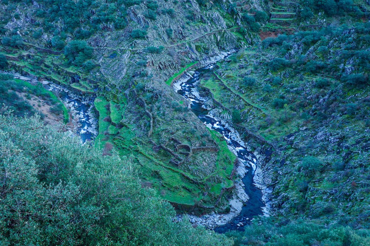 Los preciosos meandros hurdanos. Las Hurdes, Extremadura