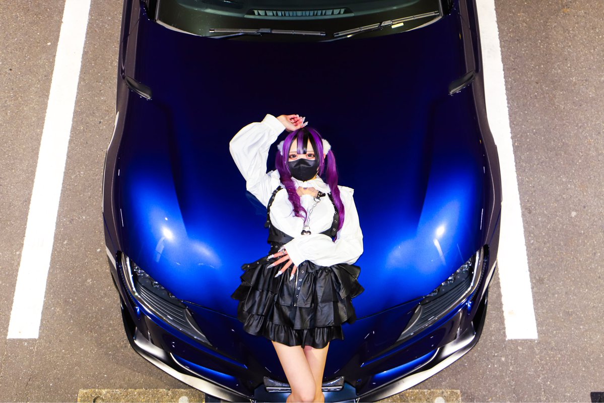 Post by ゆゆ🖤💜 on X: 真上撮影💙