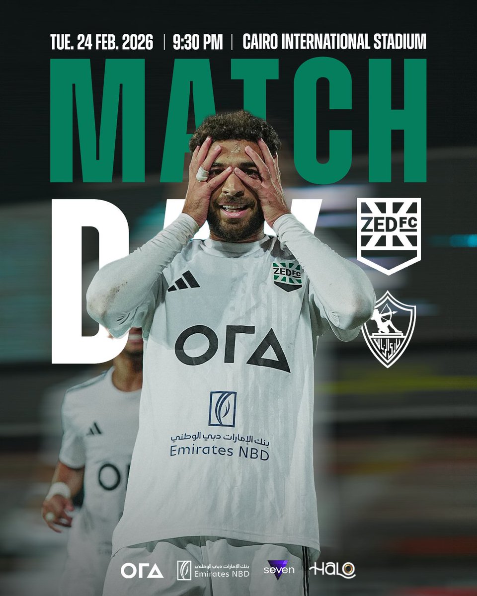 zedfc_egypt's tweet photo. ⚽️ يــــــوم المبــــــاراة ⚽️
🆚 الزمالك
🏆 #دوري_nile
#زد_الزمالك | #ZEDFC https://t.co/LNpZxjWND9