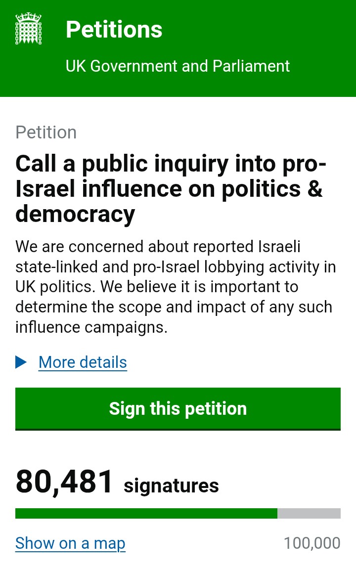 Over 80,000 signatures to this petition...even though it is being heavily suppressed.

Please, please sign it now.
 
Don't delay.