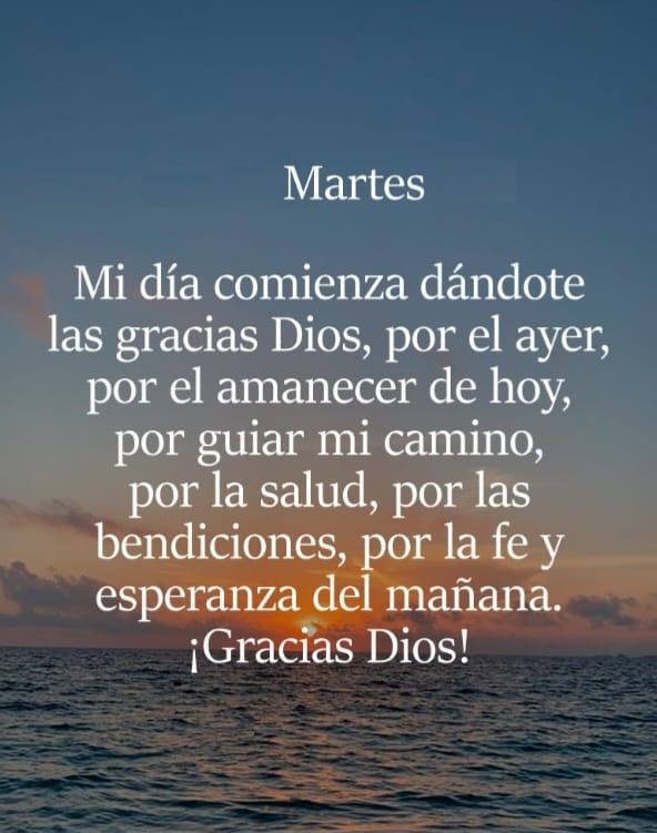 Bendecido Martes...! 🙏🏻