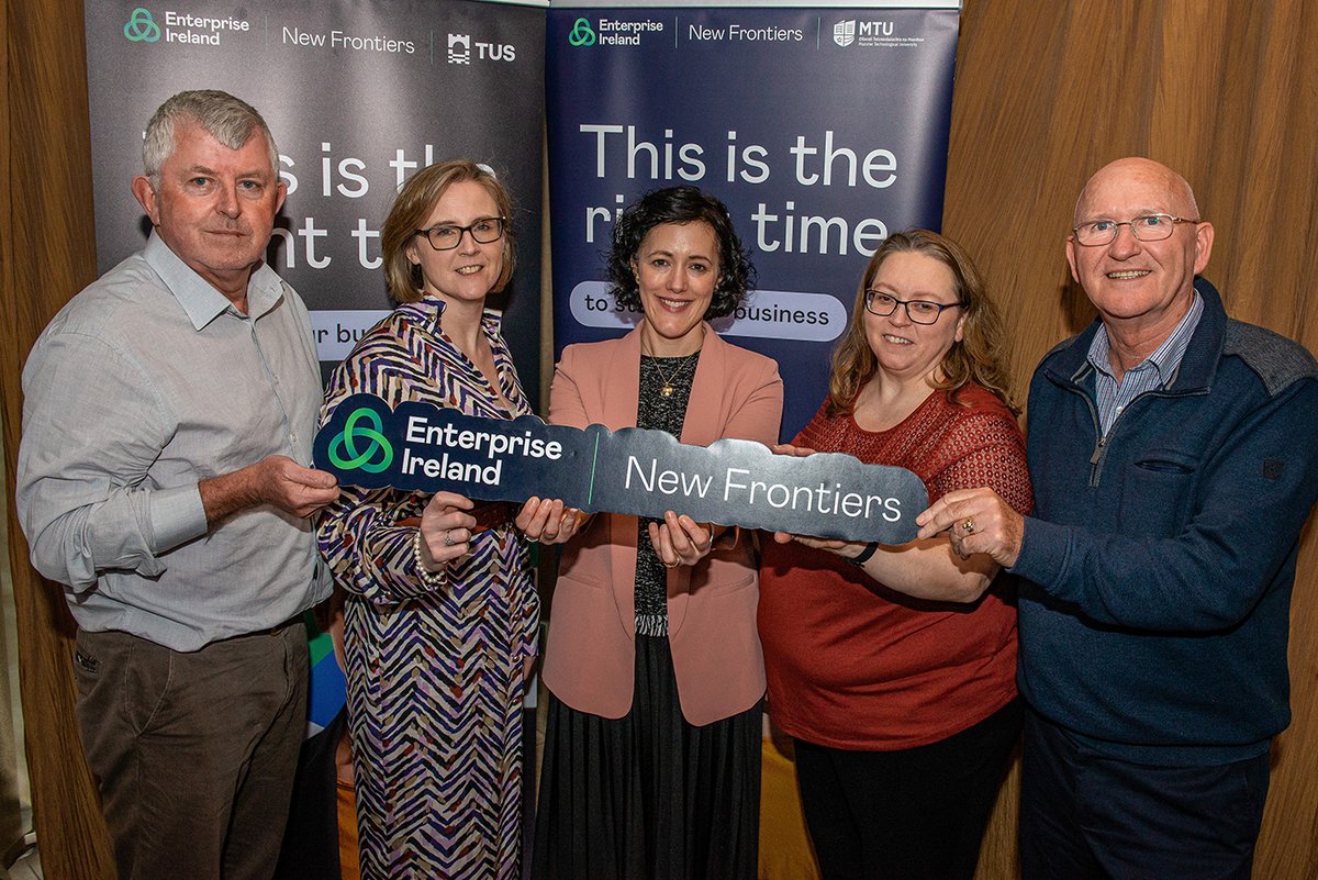 Enterprise Ireland's New Frontiers programme tweet media