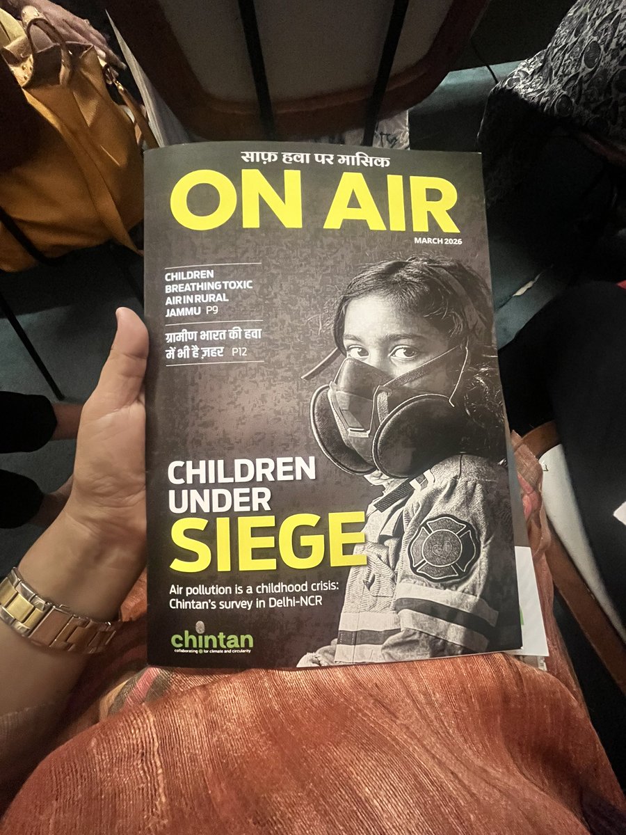 A Dream Come True

ON AIR—साफ़ हवा पर मासिक, India’s only bilingual webzine on issues of air quality, has been launched by <a href="/ChintanIndia/">Chintan</a>.

Founder Editor: <a href="/JamwalNidhi/">Nidhi Jamwal</a>
Web Publisher: <a href="/Bharati09/">Bharati Chaturvedi</a>
Chief Copy Desk: <a href="/pankajasrini/">pankaja srinivasan</a>

Send your story pitches:
📧 onair@chintan-india.org