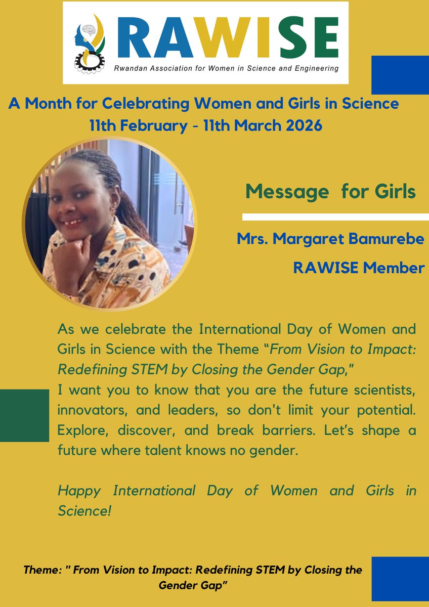 Rwandan Women in Science & Engineering tweet media