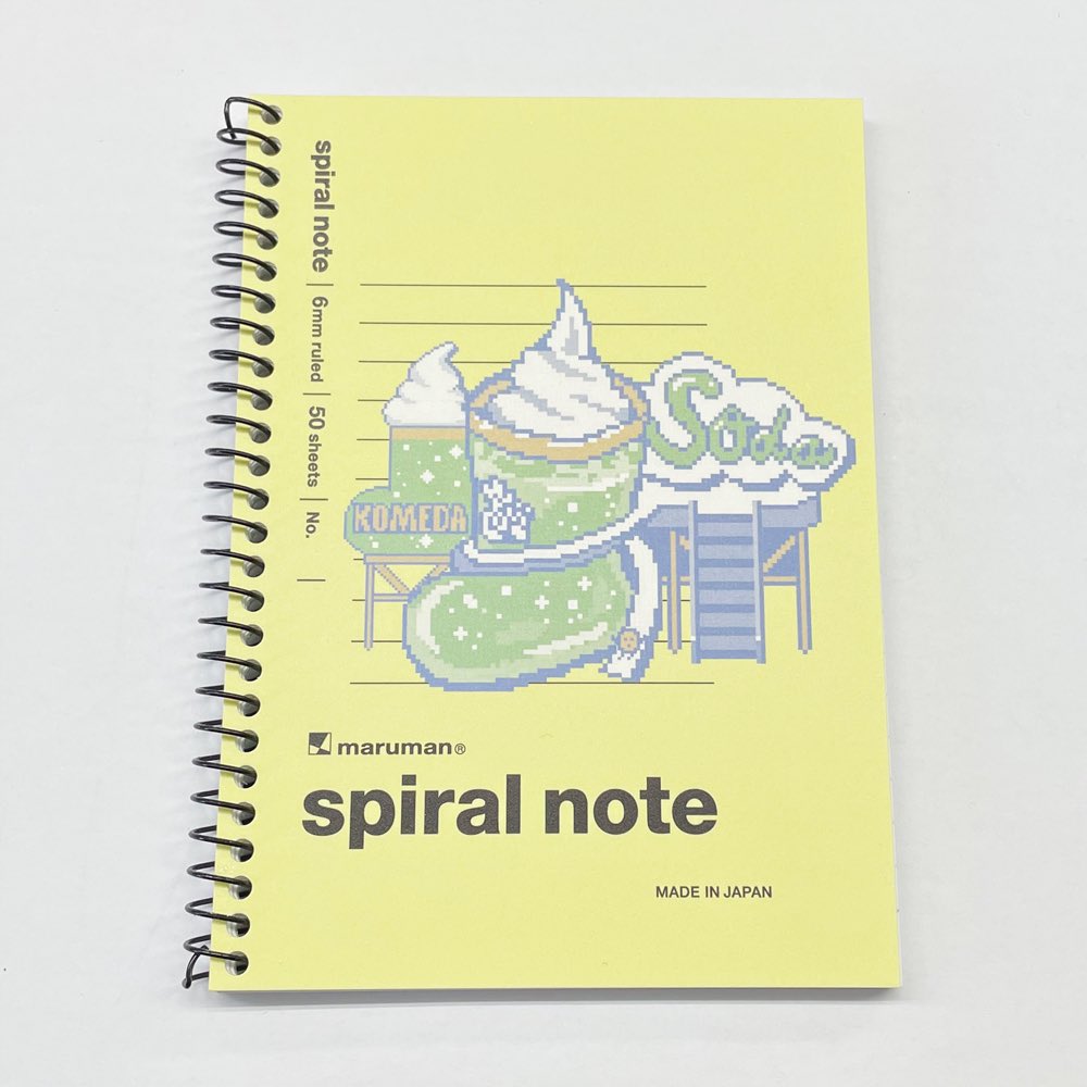 コメダ珈琲さん新作グッズがまさかのスパイラルノートコラボ…！！このかわいさで税込400円はやばいです