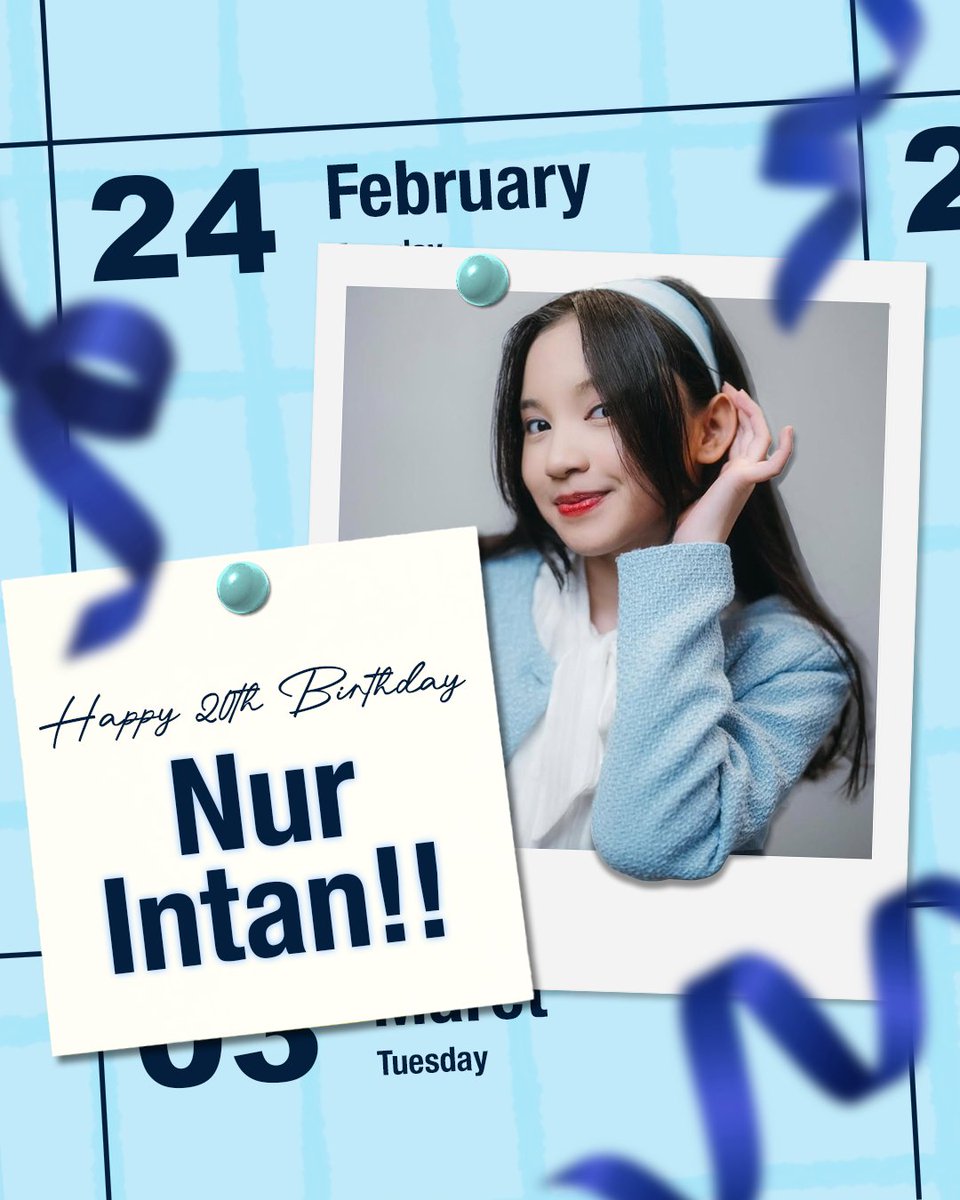 Happy birthday, Intan 🎉🤍🩵
Wishing you a year filled with good moments, genuine smiles, and things that make you feel proud of yourself.
Hope today treats you kindly and the days ahead bring even more reasons to be happy 🤍🩵

#LuceInACup
#20YearsOfLight