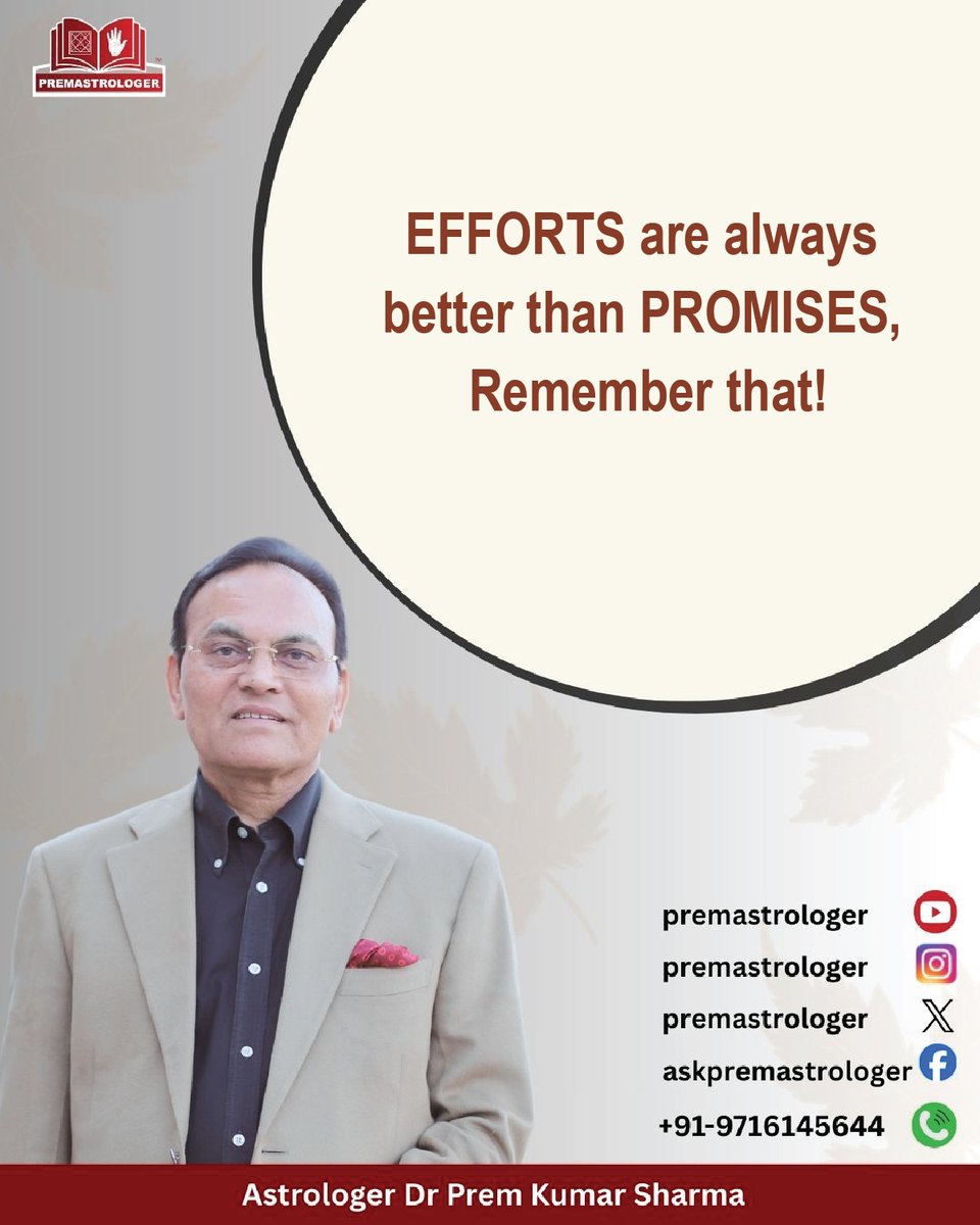 premastrologer's tweet image. EFFORTS are always better than PROMISES, Remember that!

#GoodmorningTwitter
#सुप्रभात
#Mondaymorninglive
#MondayVibes
#Mondaymotivations
#Mondaymorning
#MondayThoughts