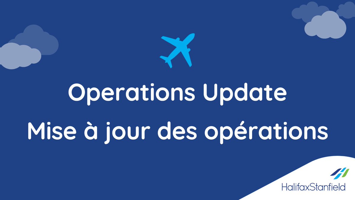 HfxStanfield's tweet photo. February 24, 6:25 a.m.: Airport operations are underway, but flight schedules may be affected following last night's snowstorm. Please confirm your flight status before coming to the airport and give yourself plenty of extra time to get here safely. https://t.co/nbIb5QoKiT
