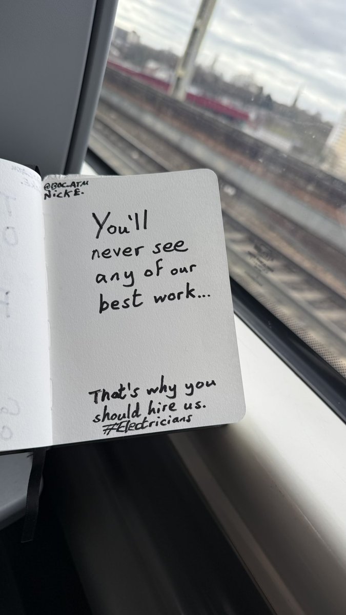 BOC_ATM's tweet image. My second poster to advertise #Electricians in response to today’s @oneminutebriefs creative challenge.