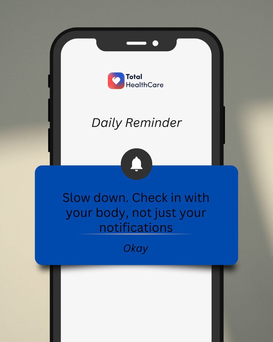 thcare360's tweet photo. Here’s your Tuesday reminder. 💙

Slow down, drink lots of water and don’t forget to ask THai, your personal AI that thinks like a clinician and cares like a companion. 🤩👌🏾

#ai 
#wellness 
#totalhealthcare 
#healthcare https://t.co/pTwSxjPN9H