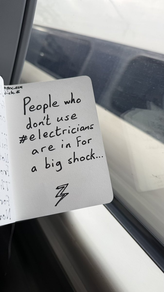 BOC_ATM's tweet image. My 4th poster to advertise #Electricians in response to today’s @oneminutebriefs creative challenge.