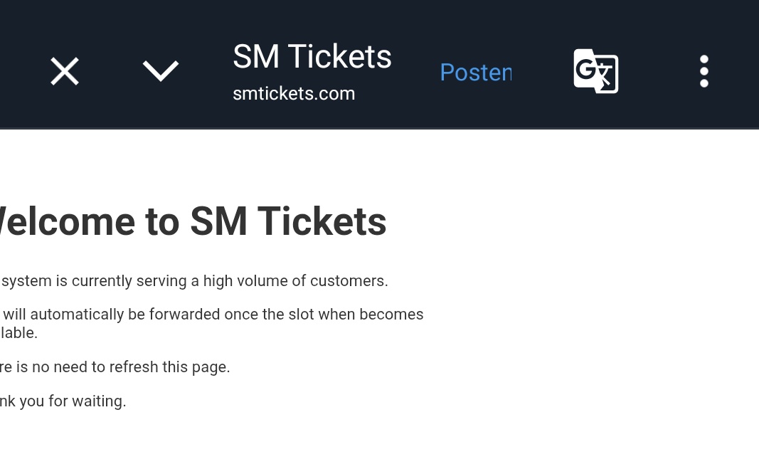violetskyblu127's tweet photo. @WilliamEstPH I can't buy tickets. This is all I am getting 🙁 https://t.co/V0zh0xNaMi