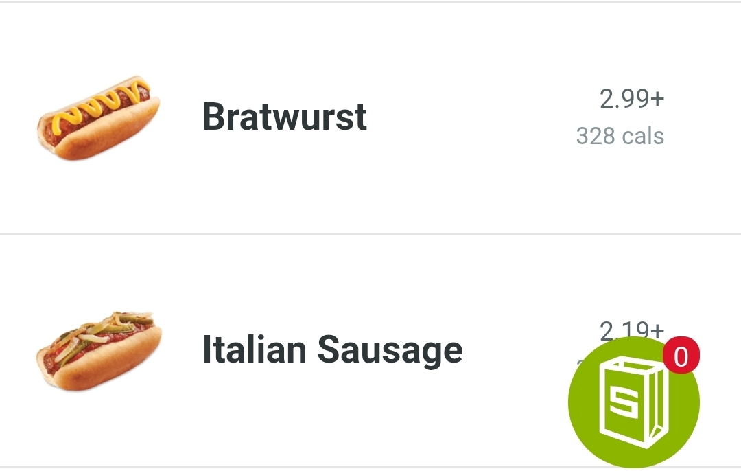 insane_judd's tweet photo. @Legendfam41 They still have Bratwursts they used to have a 3rd one that was different but i forgot what it was. https://t.co/U8JxOKW51Y