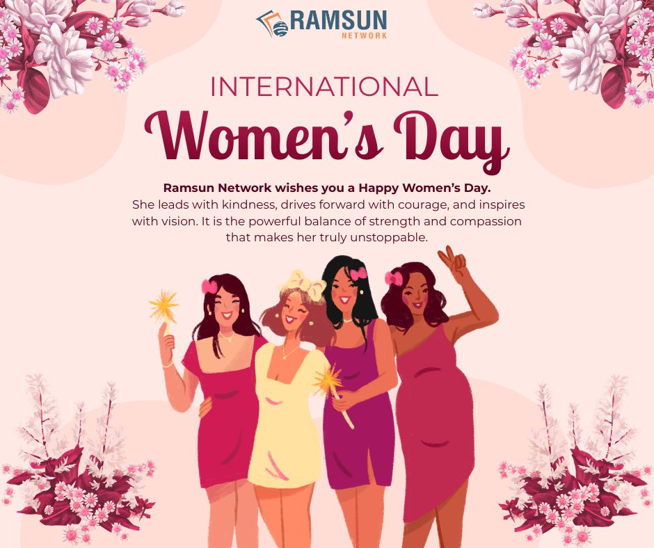 NetworkRamsun's tweet photo. Celebrating the strength, vision, and resilience of women everywhere.

Happy International Women’s Day! 🌸

#InternationalWomensDay #WomensDay #WomenInLeadership #RamsunNetwork https://t.co/Ga8huJDCWP
