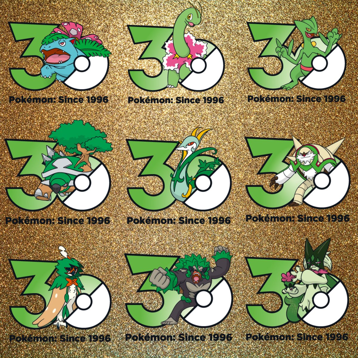 くさタイプ御三家🌿

#ポケモン30周年   #PR