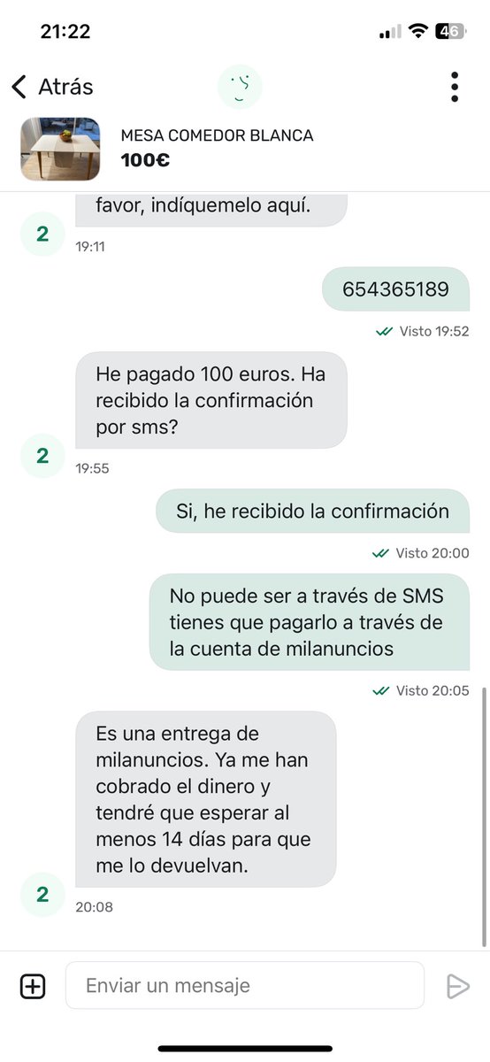 stubeeel's tweet photo. @milanuncios He sufrido un intento de estafa por #phishing (suplantación de vuestra web) y robo de datos personales. Vuestro Centro de Ayuda da error 'Service Unavailable'. El estafador sigue activo. Necesito soporte humano URGENTE para facilitaros las pruebas. https://t.co/hbt0zYhl7x