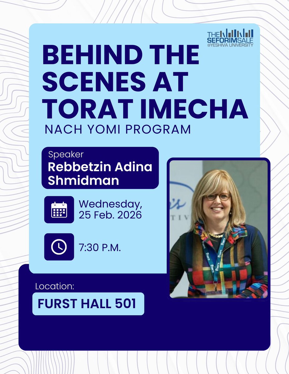 Wednesday at 7:30pm! Don’t miss out!